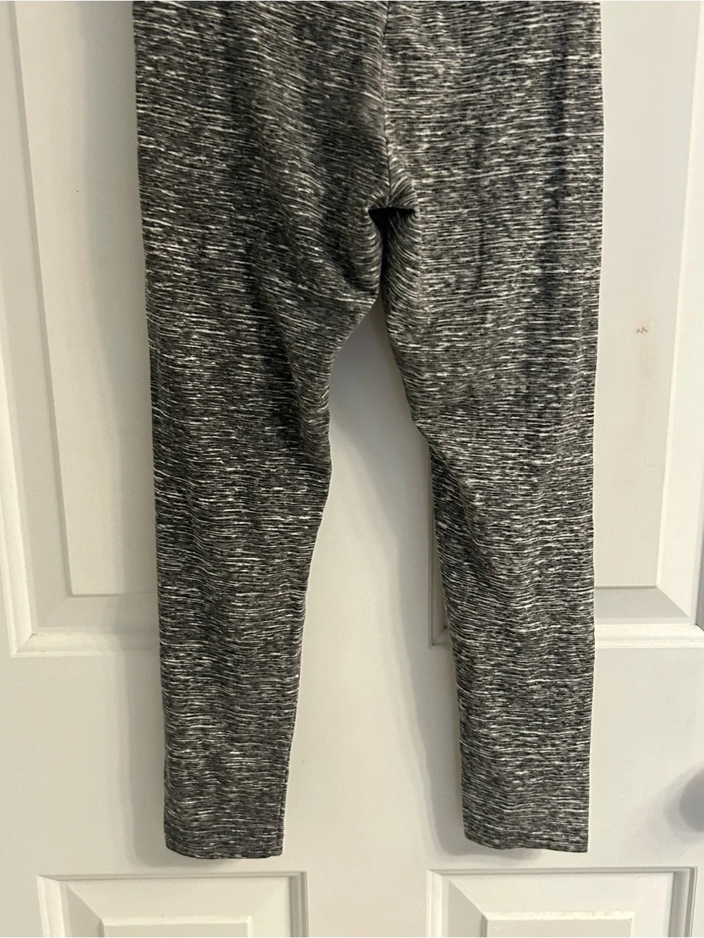 Justice Black/Gray & White Space-Dye Girls' Leggings